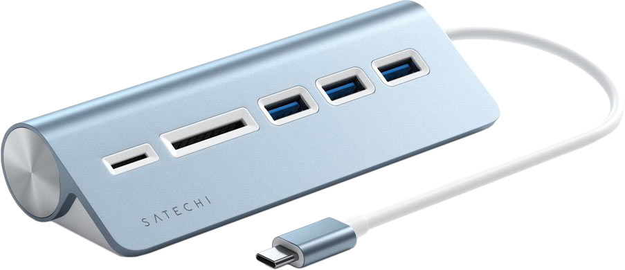 Док-станция Satechi USB-C 5 в 1, синий ST-TCHCRB