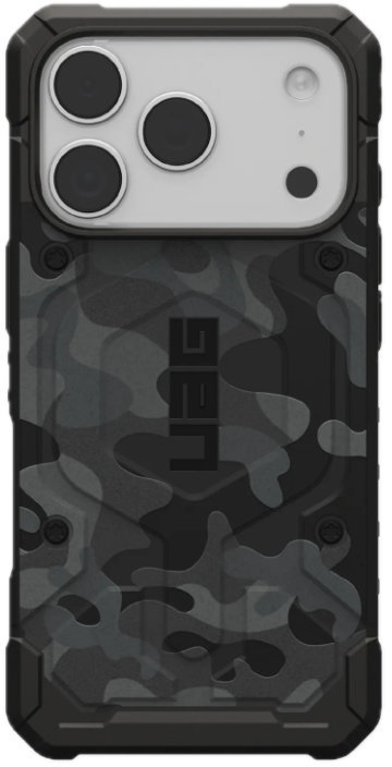 

Чехол UAG Pathfinder SE MagSafe для iPhone 17 Pro, черный камуфляж, Чехол Pathfinder SE MagSafe для iPhone 17 Pro, черный камуфляж