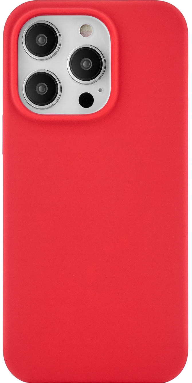 Чехол uBear Touch Case для iPhone 14 Pro, soft-touch, красный
