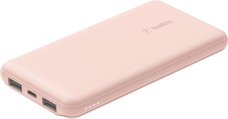 

Внешний аккумулятор Belkin + кабель USB-A - USB-C, 10000мАч, «розовое золото», Розовое золото, Внешний аккумулятор + кабель USB-A - USB-C, 10000мАч, «розовое золото»