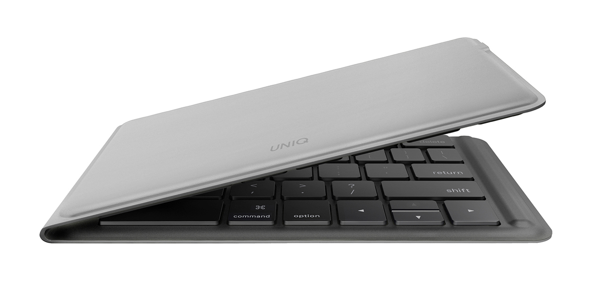 

Клавиатура Uniq Foreo Foldable, серый, Клавиатура Foreo Foldable, серый