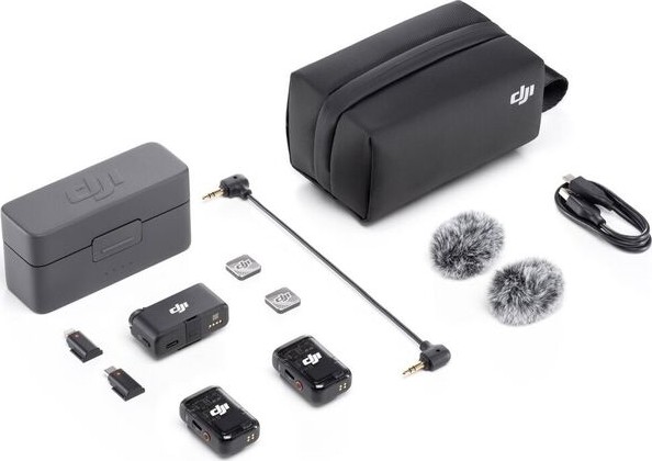 Микрофон DJI Mic 2 Wireless Kit (2TX+1RX), черный Фото-6