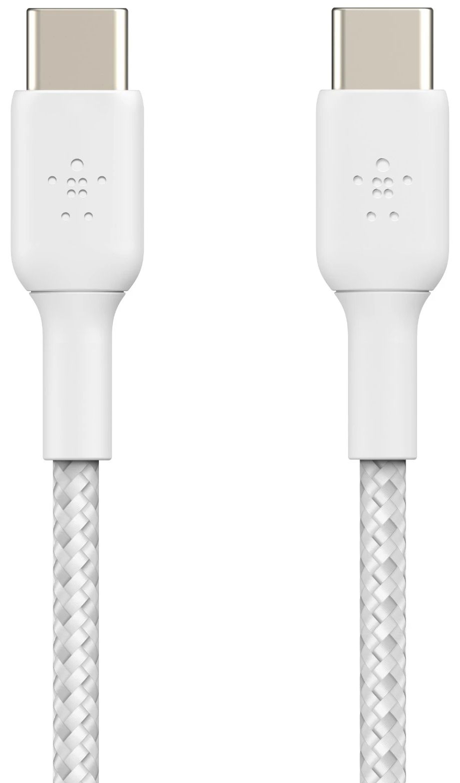 Кабель Belkin BoostCharge Braided USB-C - USB-C, 2 м, нейлон, белый