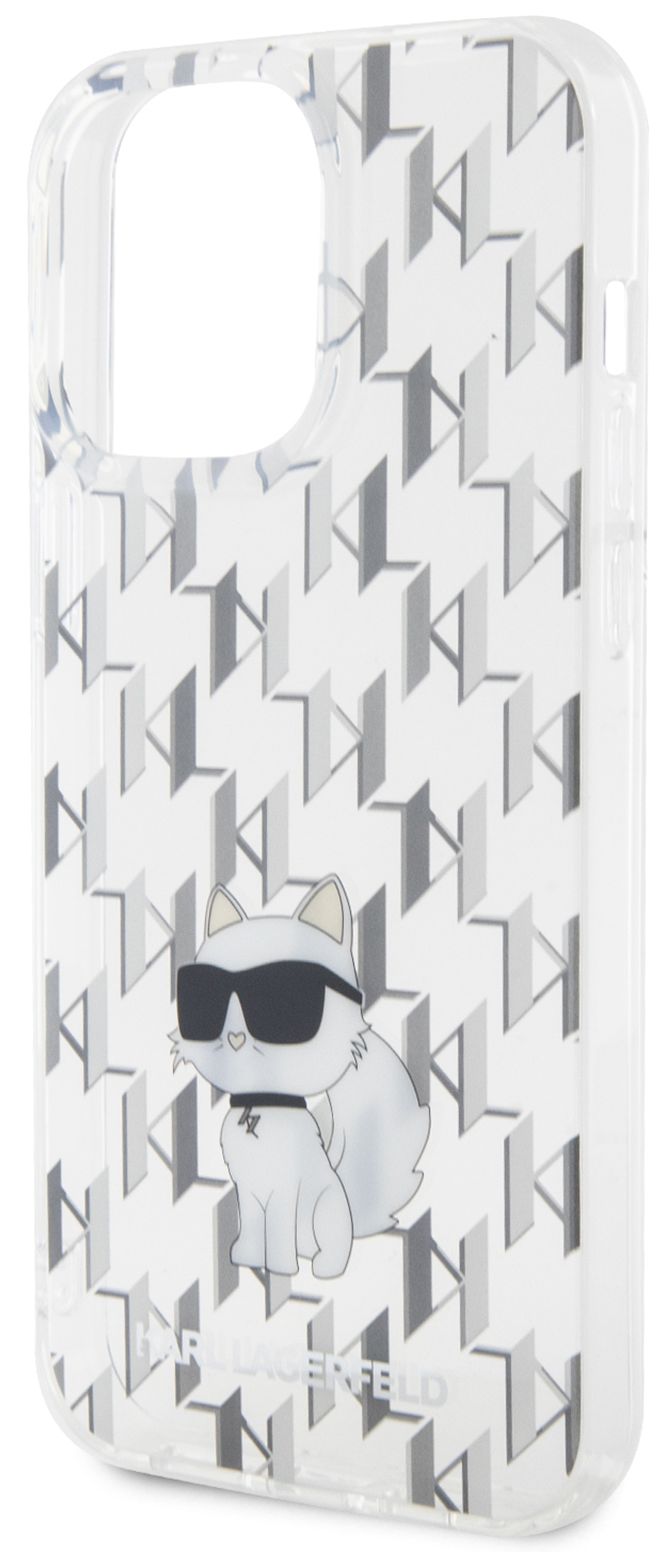 Бренд Чехол Karl Lagerfeld NFT Choupette для iPhone 15 Pro Max, прозрачный