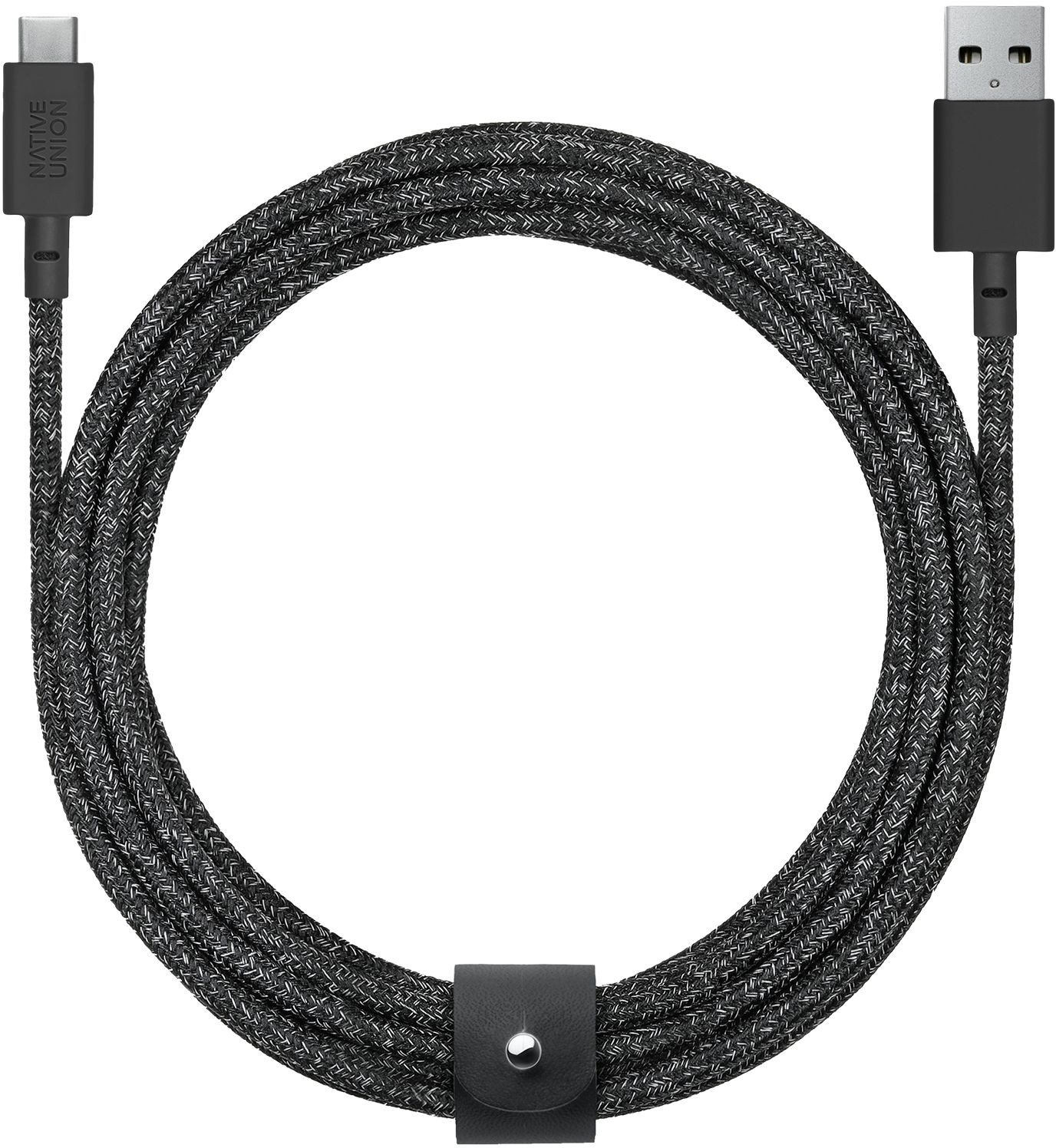 Кабель Native Union Belt Cable USB-A - USB-С, 3 м, пластик, космос