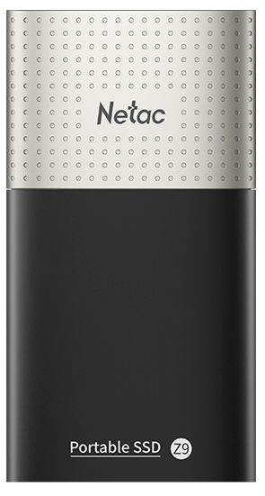 Netac Внешний SSD Z9, 500 ГБ, черный