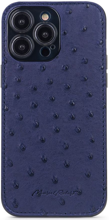 

Marcel Robert Чехол Louis для iPhone 14 Pro Max, страус, синий