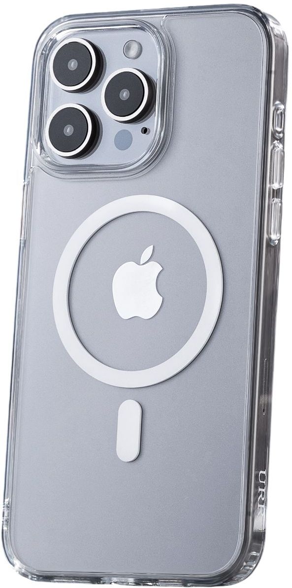 

Чехол URR 3 в 1 MagSafe для iPhone 16 Pro, прозрачный, Чехол 3 в 1 MagSafe для iPhone 16 Pro, прозрачный