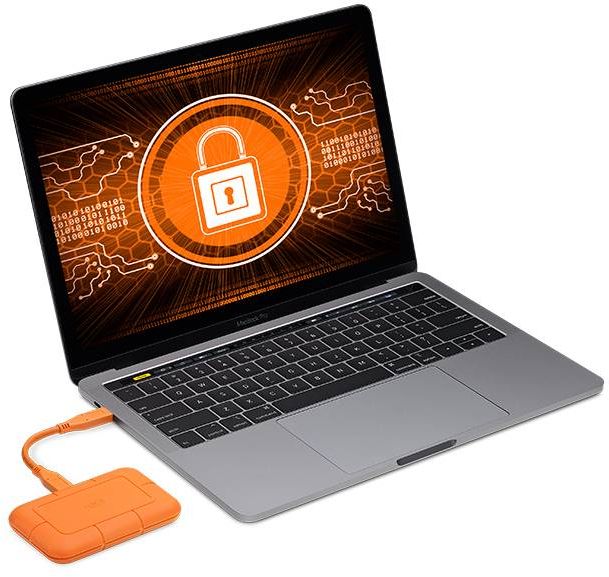 Внешний SSD Lacie Rugged USB-C, 4 ТБ, оранжевый Фото-8