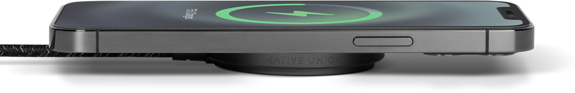 Беспроводное зарядное устройство Native Union Snap Cable, 15Вт, черный Фото-4
