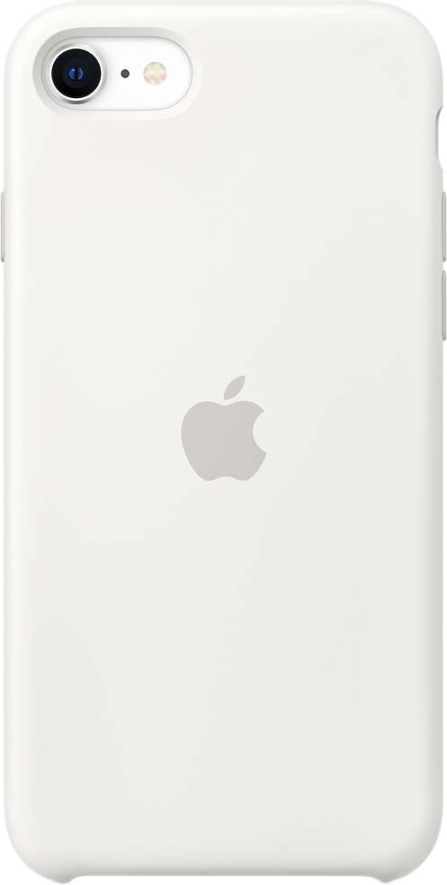 Чехол для iPhone SE, силикон, белый