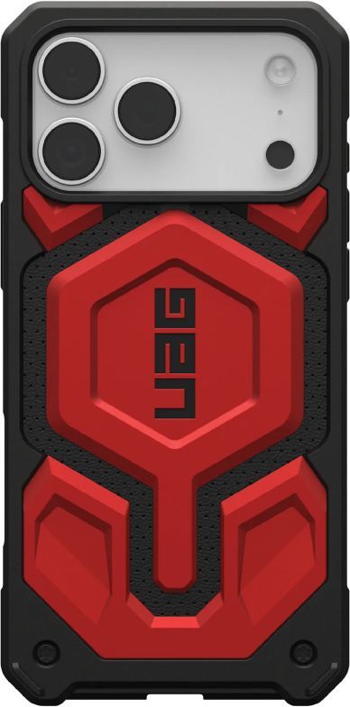 

Чехол UAG Monarch Pro MagSafe для iPhone 17 Pro Max, красный, Чехол Monarch Pro MagSafe для iPhone 17 Pro Max, красный