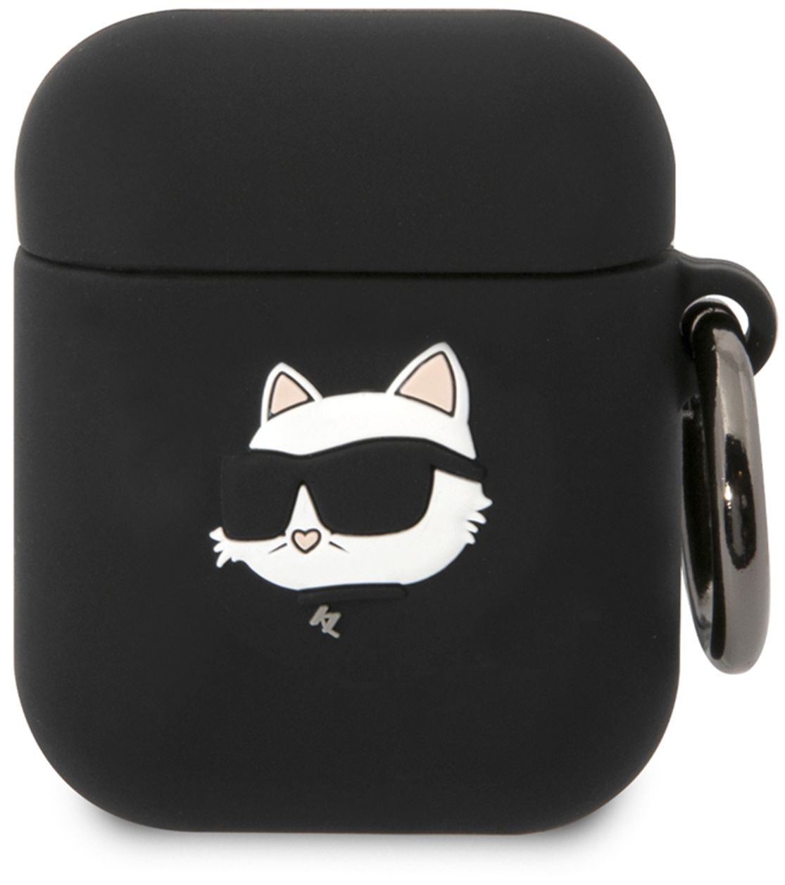 Бренд Чехол Karl Lagerfeld Choupette 3D для AirPods 1/2, черный