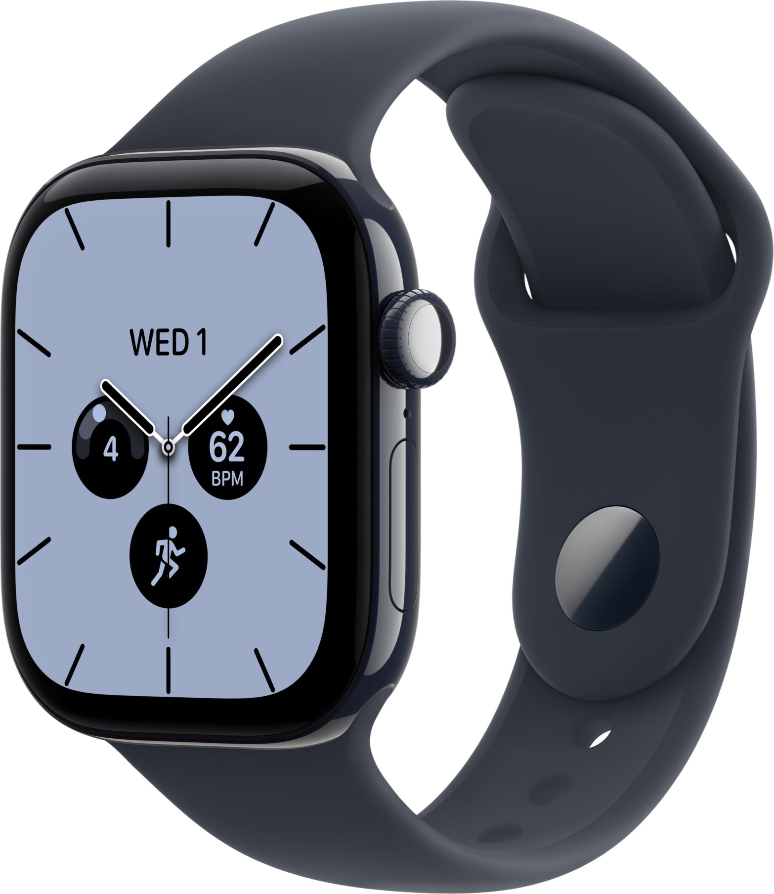 Apple Watch Series 12, 46 mm, GPS+Cellular, Night Blue Ceramic, Navy Blue, Sport Band, M/L