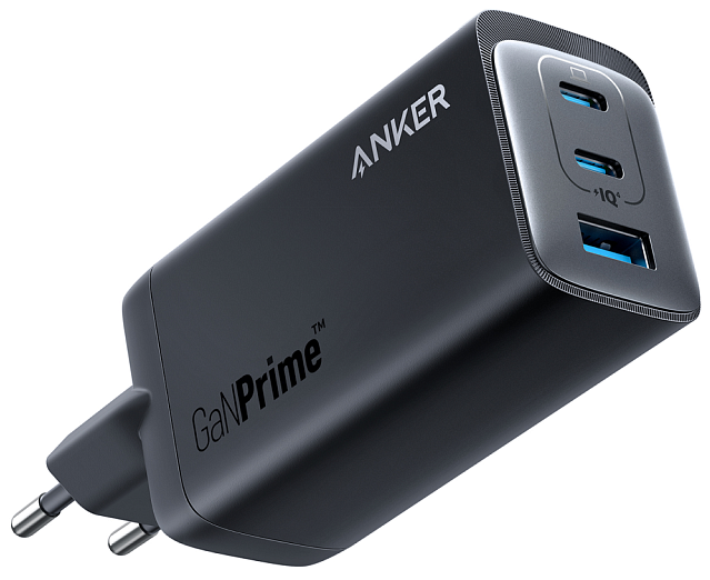 

Anker Сетевое зарядное устройство PowerPort 737 III 2USB-C+USB-A, GaN, 120 Вт, черный