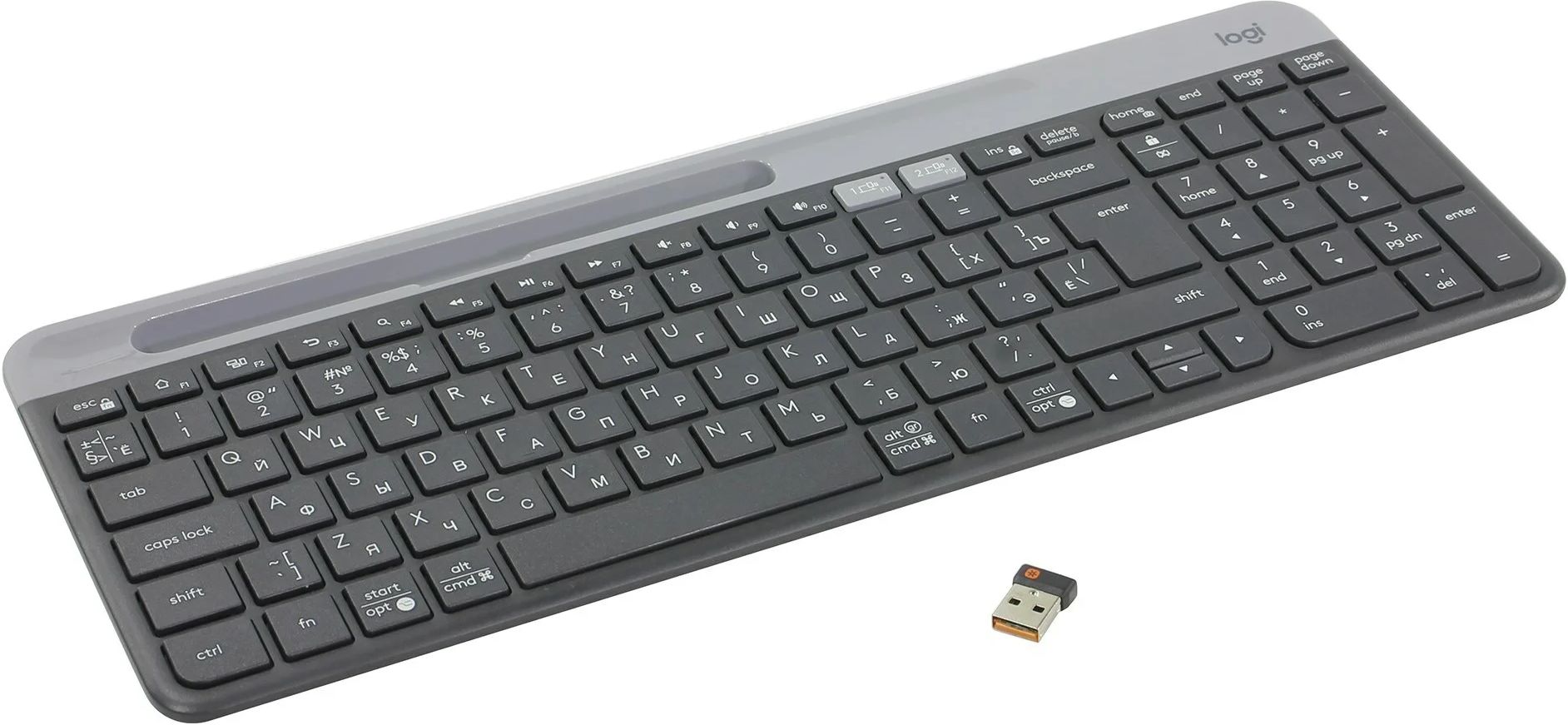 Клавиатура беспроводная Logitech K580, черный