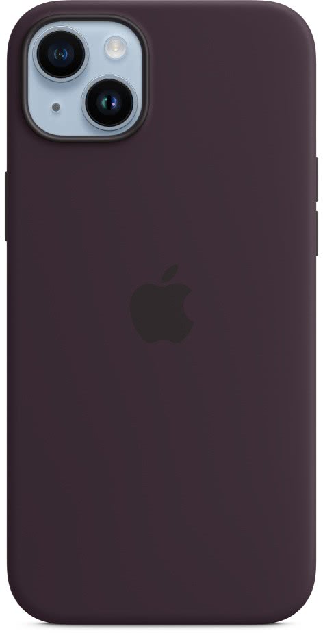 

Apple Чехол MagSafe для iPhone 14 Plus, силикон, сливовый