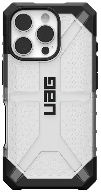 Бренд Чехол UAG Plasma Ice для iPhone 16 Pro, прозрачный+матовый лед