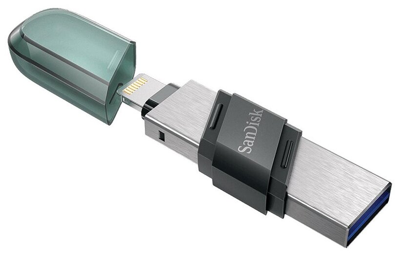 Флэш-накопитель SanDisk iXpand Flip 128 Гб, черный SDIX90N-128G-GN6NE - фото 2