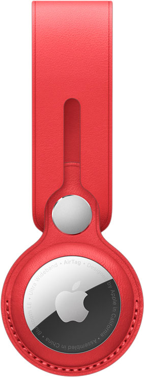 

Apple Подвеска для AirTag, кожа, (PRODUCT)RED