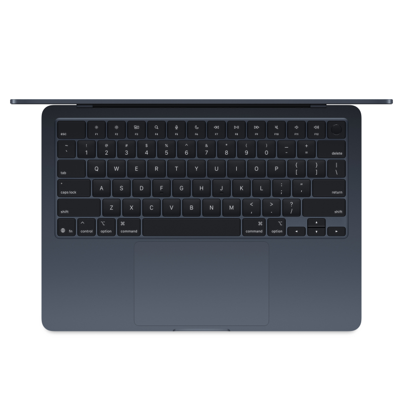 Apple MacBook Air 13" (M4, 10C CPU/8C GPU, 2025), 16 ГБ, 256 ГБ SSD, «полуночный черный» Фото-2
