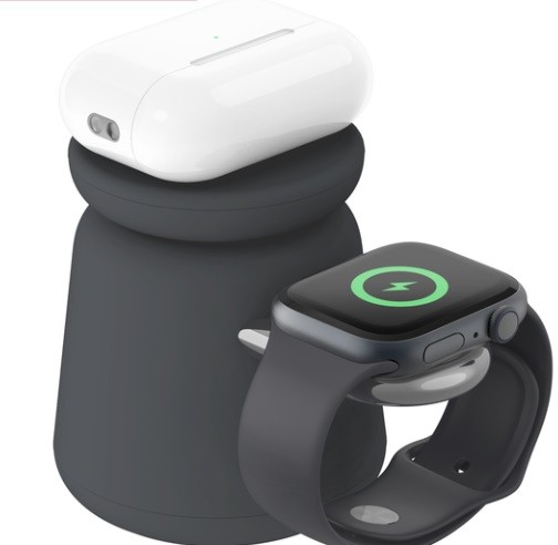 Беспроводное зарядное устройство Belkin Boost Charge Pro 2in1 MagSafe, 15вт, черный Фото-2