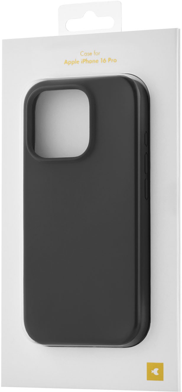 Чехол moonfish MagSafe для iPhone 16 Pro, силикон, soft-touch, черный