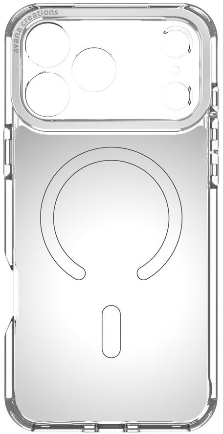 

Чехол Avana GLIM MagSafe для iPhone 17 Pro, прозрачный