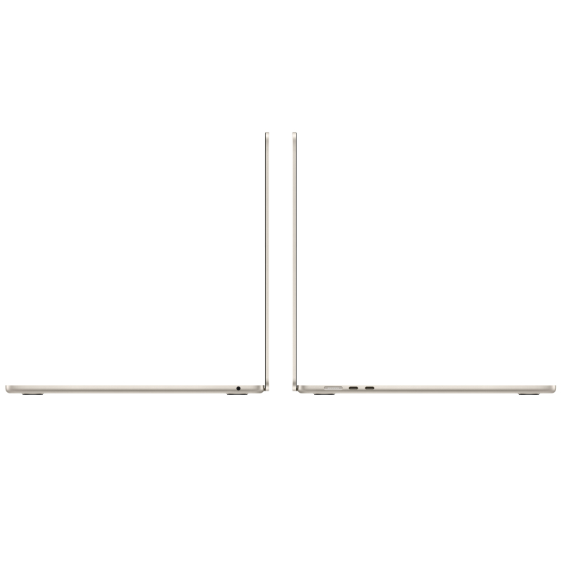 Apple MacBook Air 15" (M3, 8C CPU/10C GPU, 2024), 16 ГБ, 256 ГБ SSD, 35 W, «сияющая звезда» Фото-2