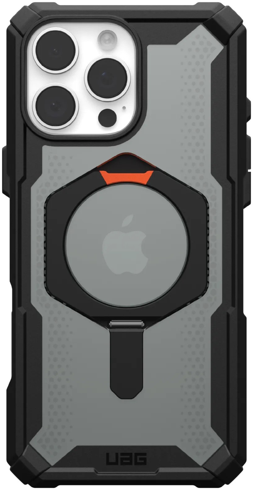 Бренд Чехол UAG Plasma XTE MagSafe для iPhone 16 Pro Max, черный+оранжевый