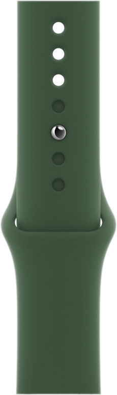 Спортивный ремешок для Watch 45 мм, «зелёный клевер»