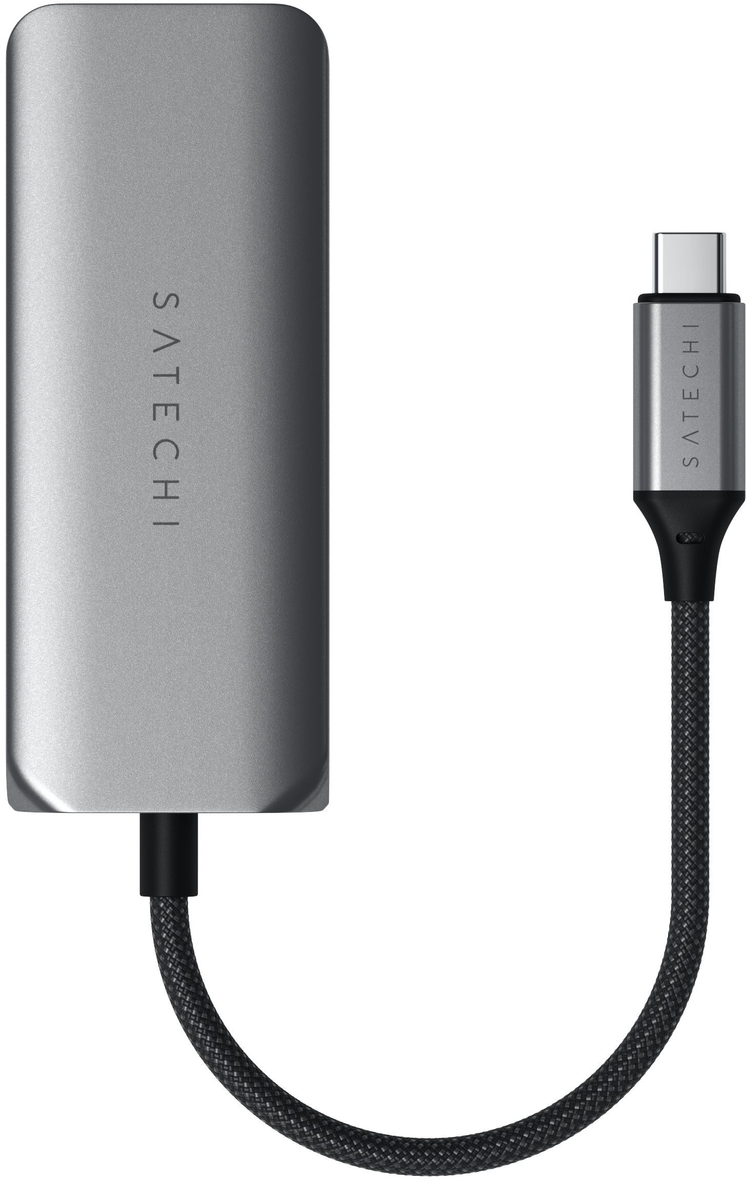 Адаптеры (переходники) Satechi Хаб 4-in-1 USB-C, серебряный