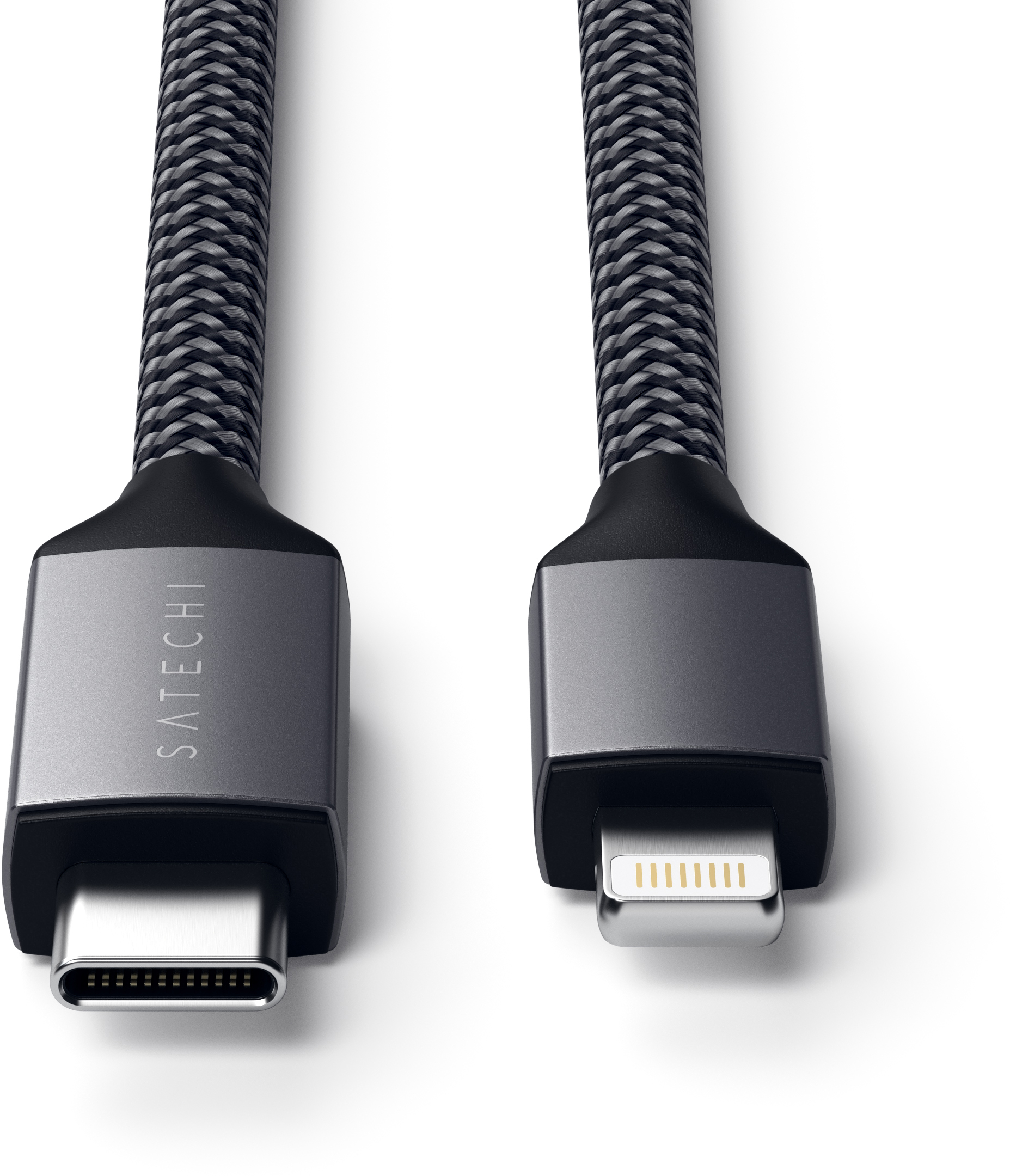 Кабель Satechi USB-C - Lightning (1,8 м), «серый космос» Вид№6