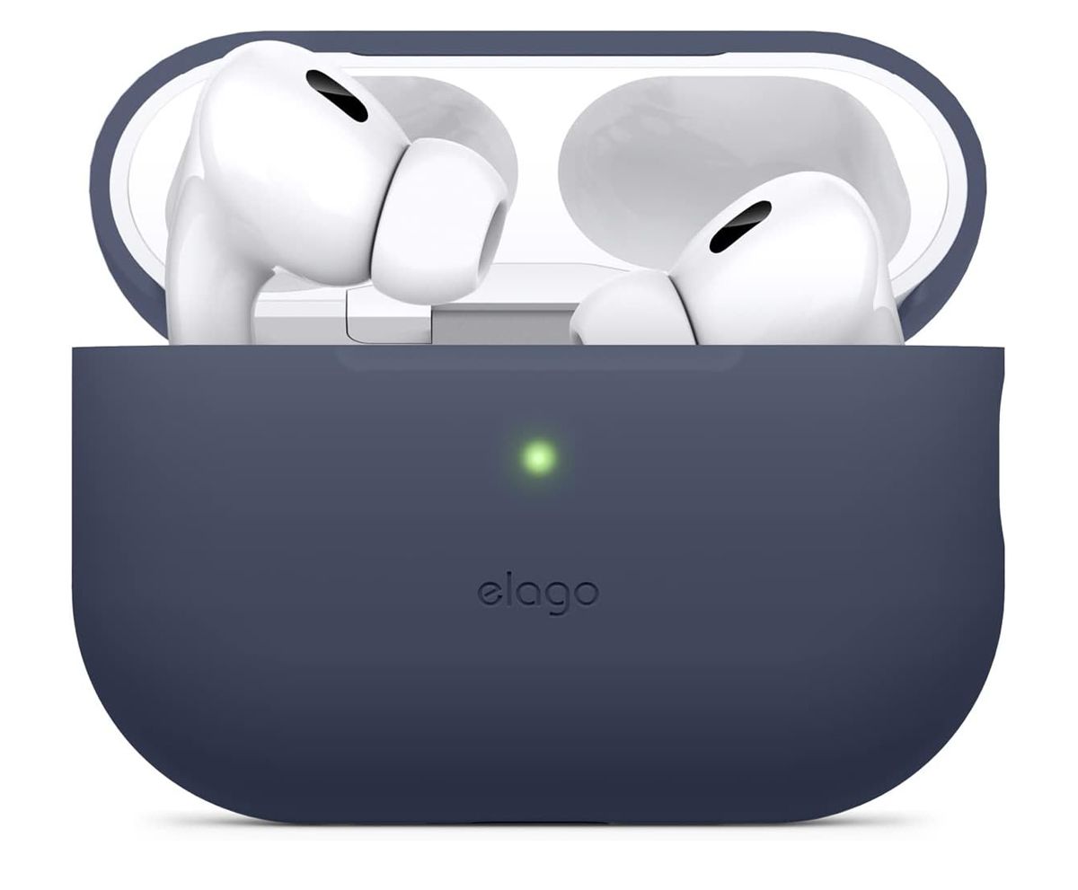 Чехол Elago Silicone для AirPods Pro 2, силикон, индиго