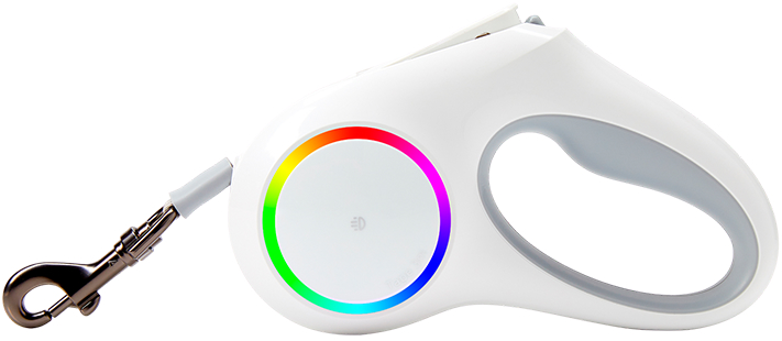 

Petkit Поводок-рулетка Go Shine со встроенным фонариком, 3 м, белый