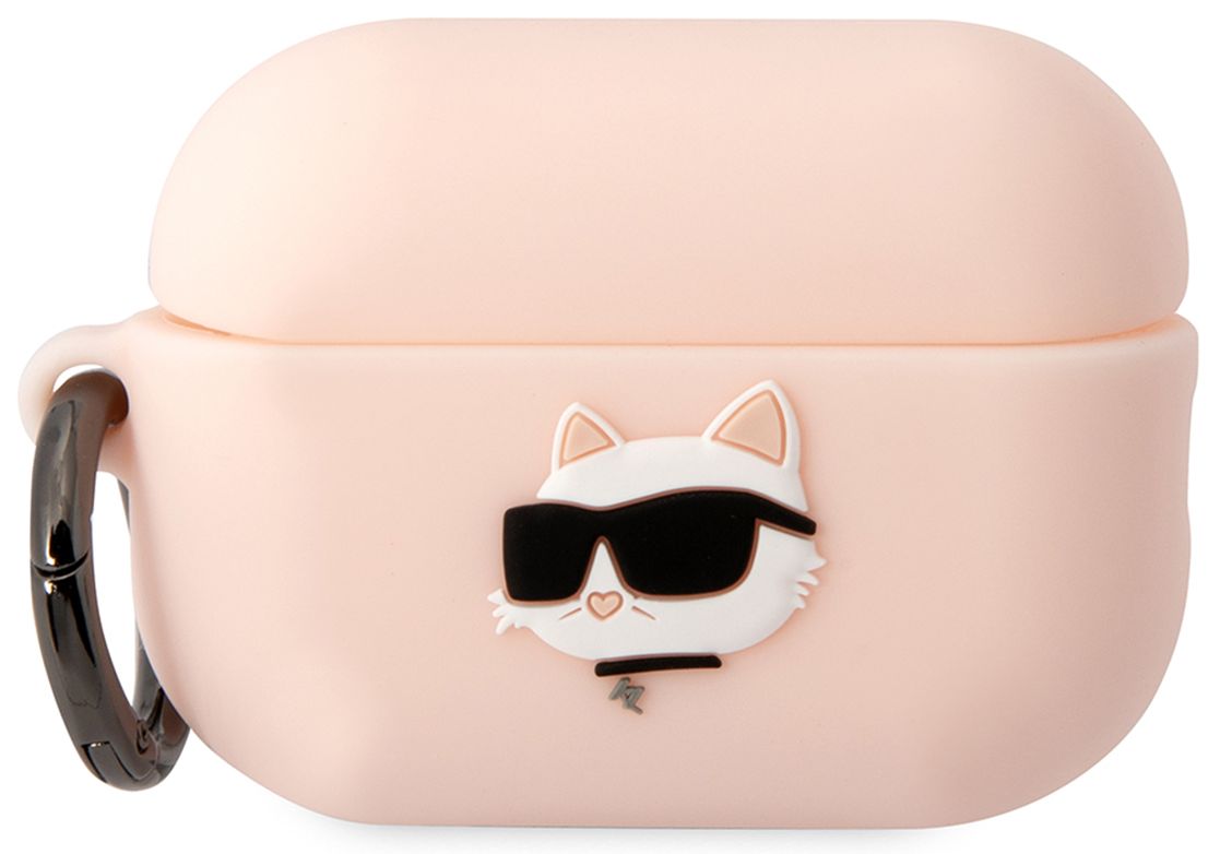 Бренд Чехол Karl Lagerfeld Choupette 3D для Airpods Pro 2, розовый