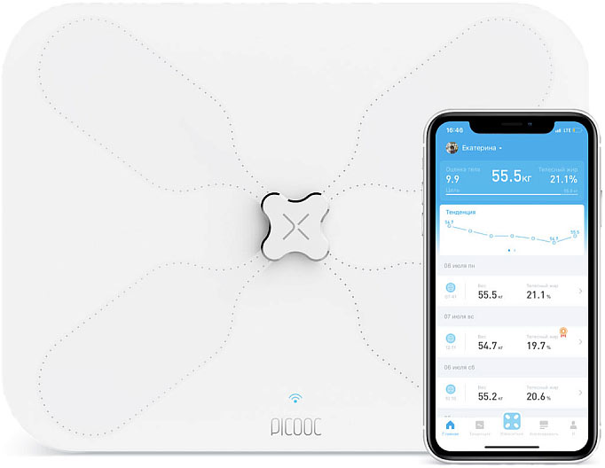 Купить Весы умные диагностические Picooc S3 Lite V2, белый — цена ...