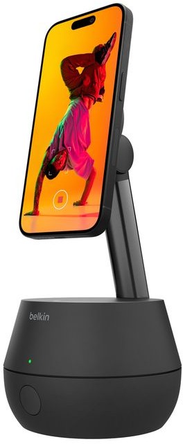 Беспроводное зарядное устройство Belkin Stage Auto-Tracking Stand Pro + кабель USB-C - USB-C MagSafe, 15вт, черный