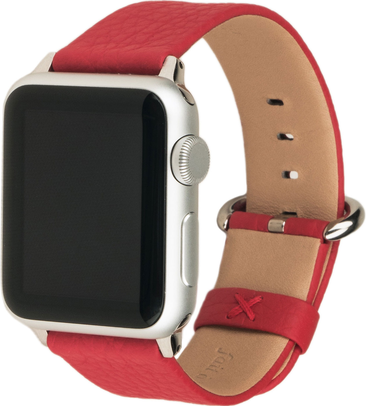 

Ремешок Marcel Robert для Apple Watch 38/40 мм, теленок, красный, Ремешок для Apple Watch 38/40 мм, теленок, красный