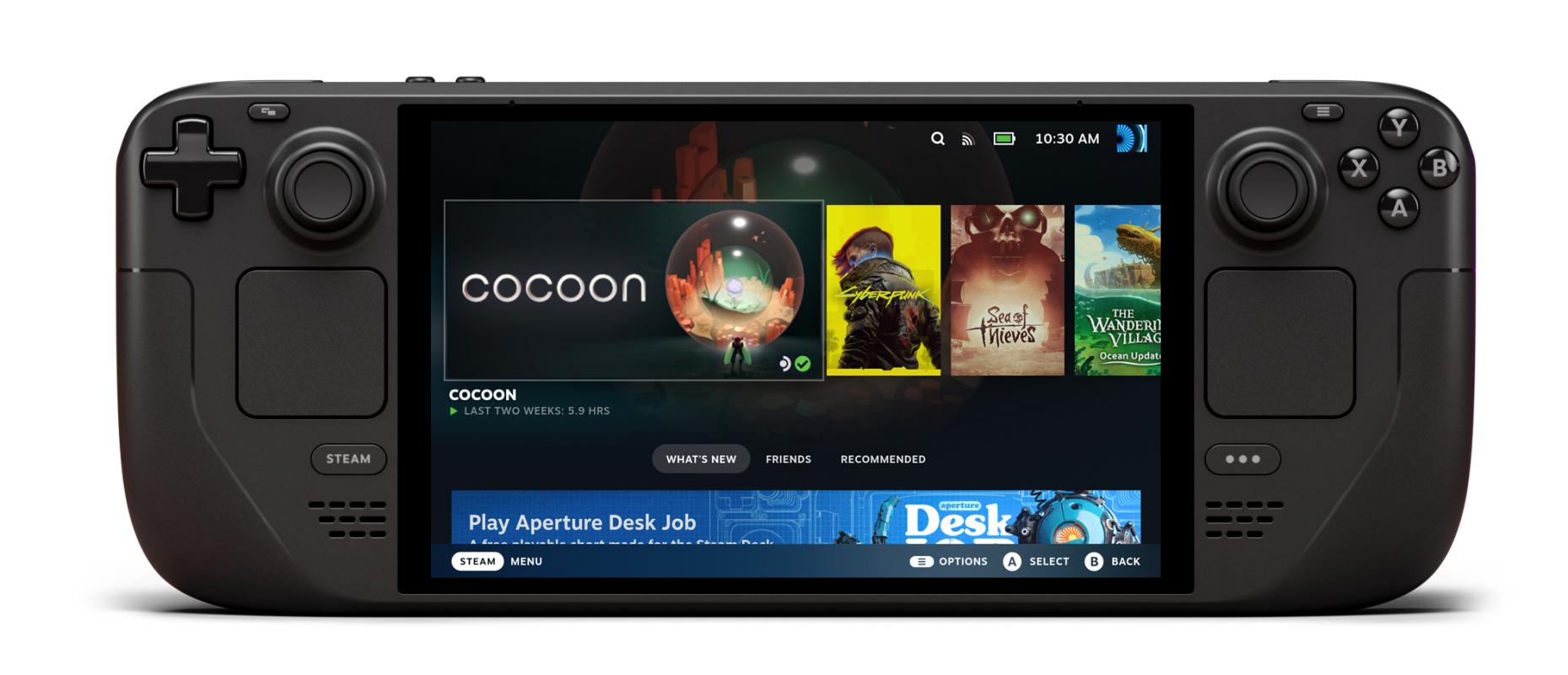 Игровая приставка Valve Steam Deck OLED 512 ГБ, черный