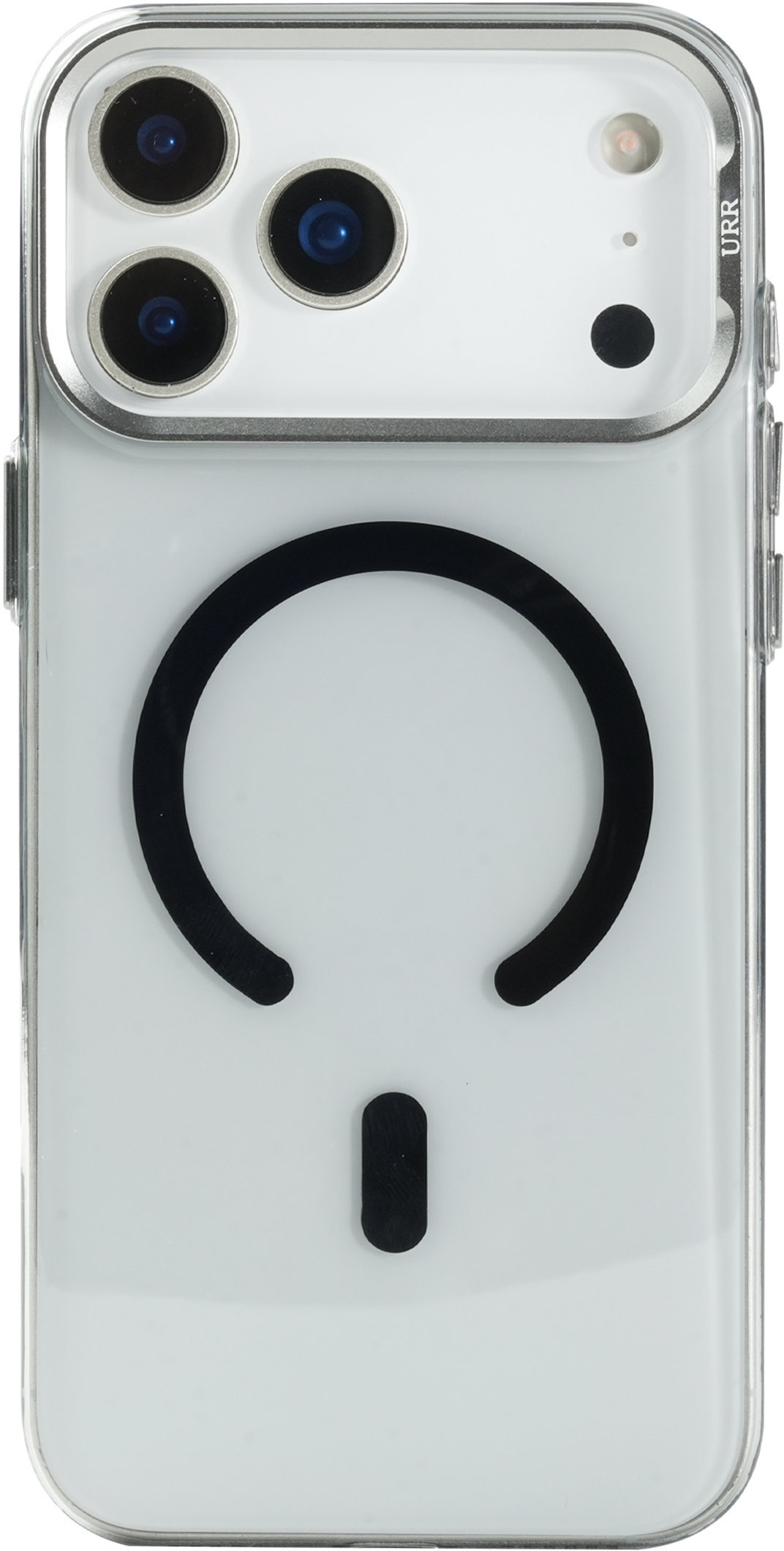 

Чехол URR RAINBOW Crystal Magnetic Case для iPhone 17 Pro Max, черный, Чехол RAINBOW Crystal Magnetic Case для iPhone 17 Pro Max, черный