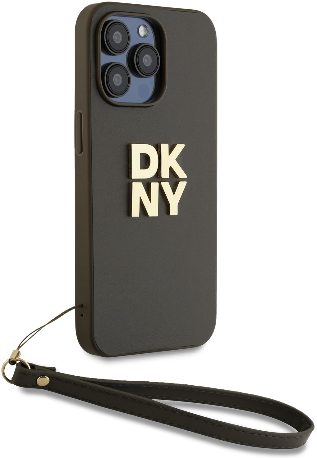 DKNY Чехол Stack с ремешком для iPhone 15 Pro Max, зеленый