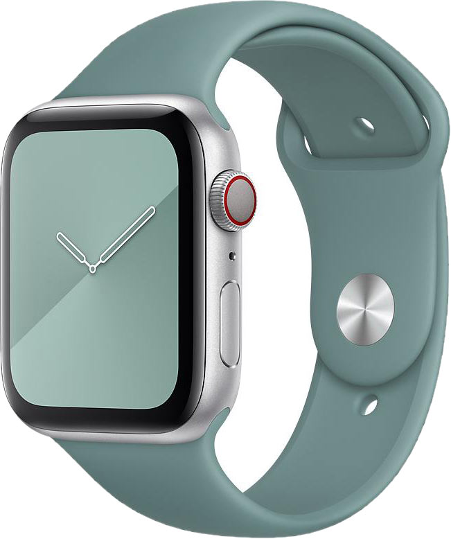 Ремешок для Apple Watch 38/40мм, силикон, кактус