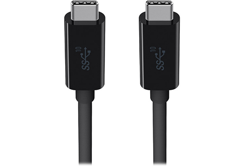 

Кабель 3.1 USB-C на USB-C, 0.9 м, черный