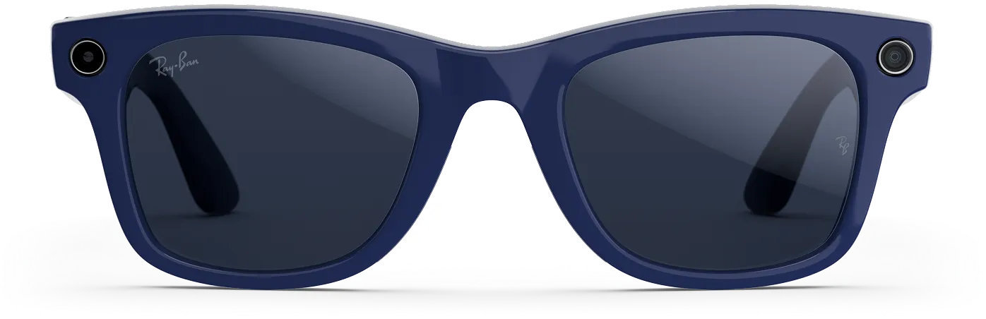 Умные очки Ray-Ban Gen 2 Wayfarer, 50, M, Transitions Sapphire lenses, Shiny Cosmic Blue