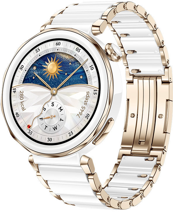 Смарт-часы HUAWEI Watch GT 5 Pro, 42 мм, Белая керамика