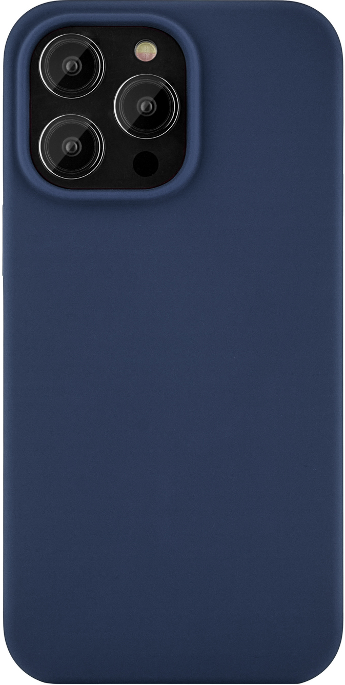 Чехол uBear Touch Mag Case для iPhone 14 Pro Max, soft-touch, темно‑синий