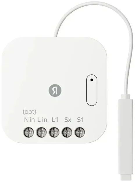 Умное реле Яндекс Zigbee одноканальное, белый