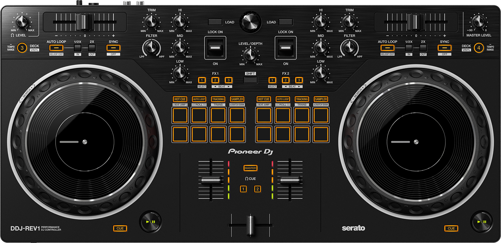 Купить Микшерный пульт Pioneer DDJ-REV1, черный — цена, описание в ...