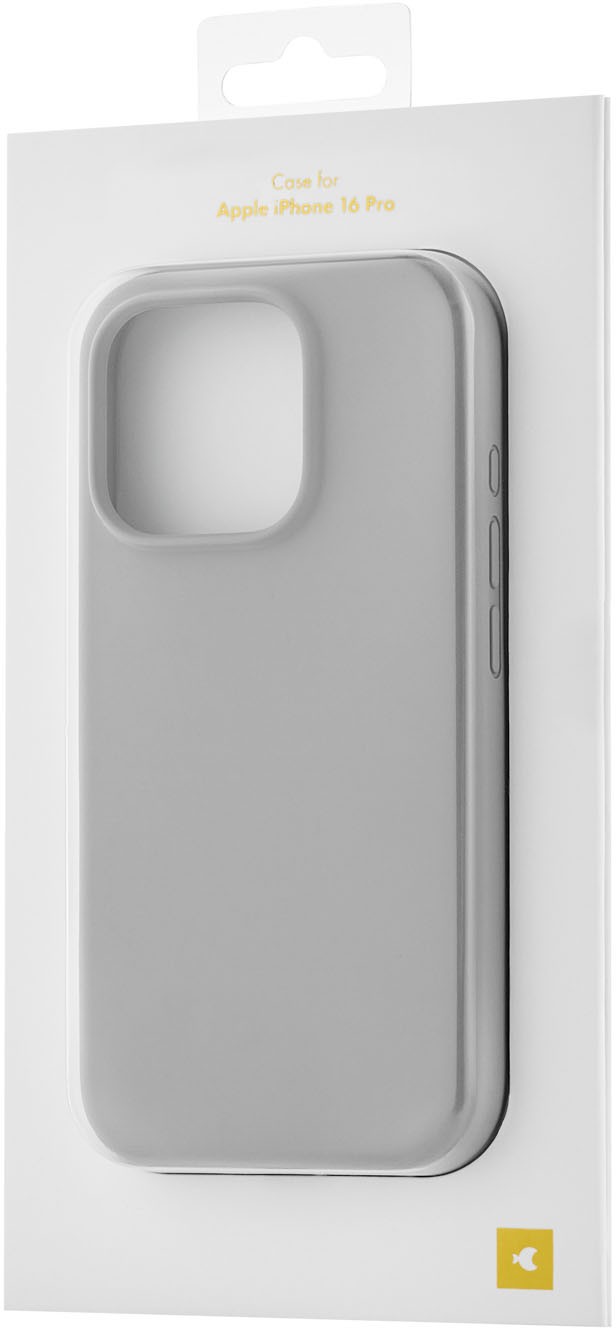 Чехол moonfish MagSafe для iPhone 16 Pro, силикон, soft-touch, серый